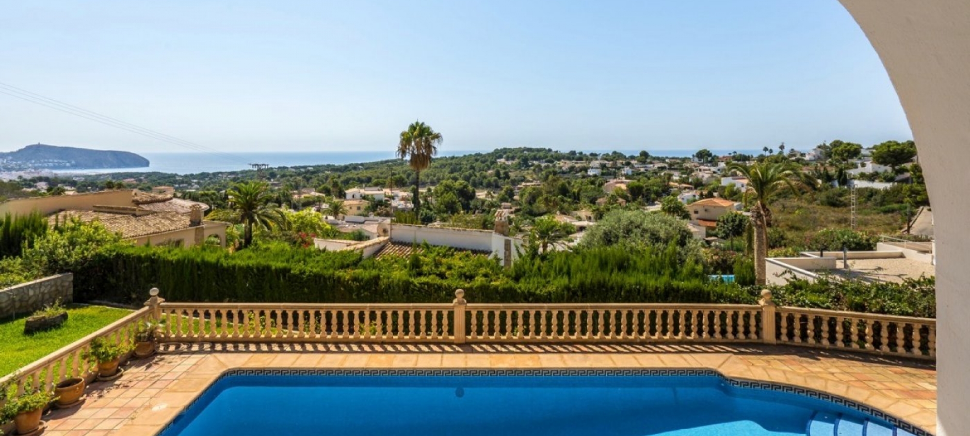 Moraira Alicante Villas Villa med 3 selvstændige boliger med fantastisk havudsigt