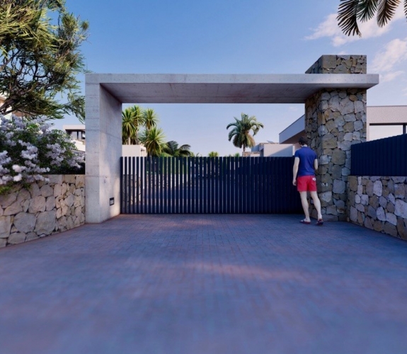 Luxury new build modern style villa for sale in Moraira