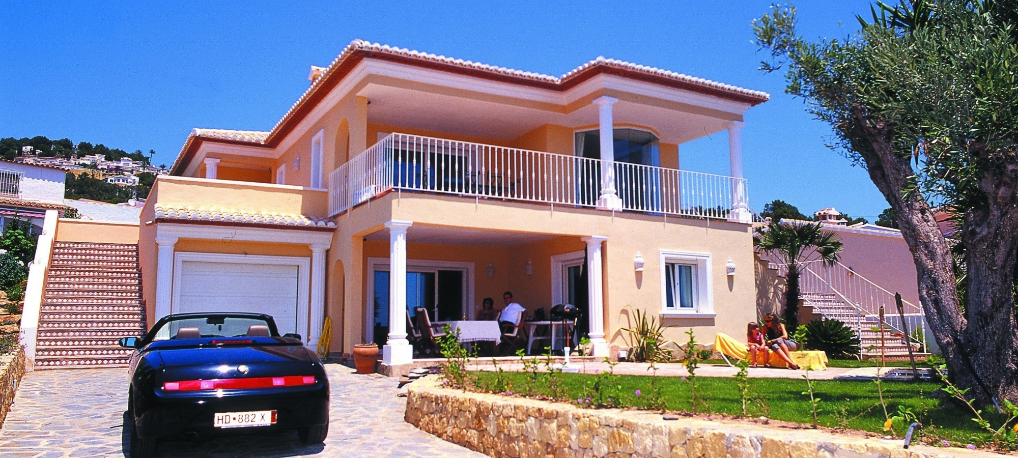 Pinar del Advocat, Moraira, Costa Blanca, with guest apartment.