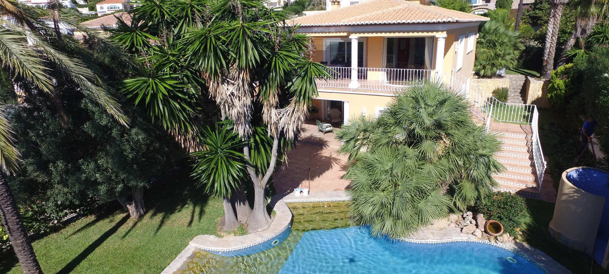 Pinar del Advocat, Moraira, Costa Blanca, with guest apartment.