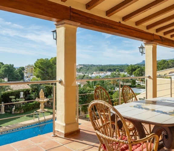 SPANIEN> COSTA BLANCA> MORAIRA> PLA DEL MAR - Stort og luksuriøst hus med 5 soveværelser, g...