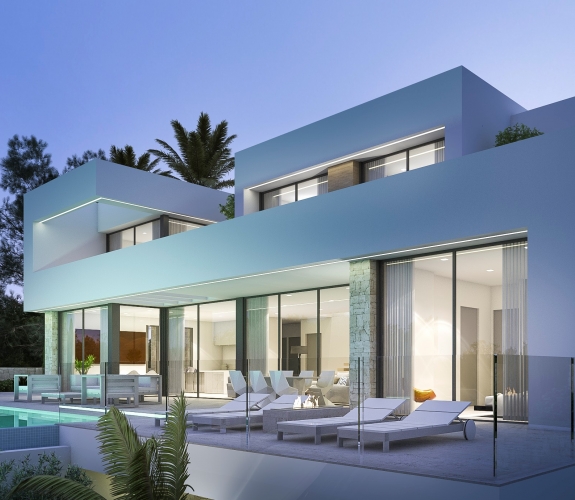 COSTA BLANCA >> MORAIRA > FANADIX > NEW BUILD VILLA