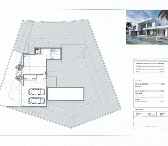 Moraira Alicante EL TESORO - Nybygget villa i moderne stil med 3 soveværelser og panoramaudsigt over...