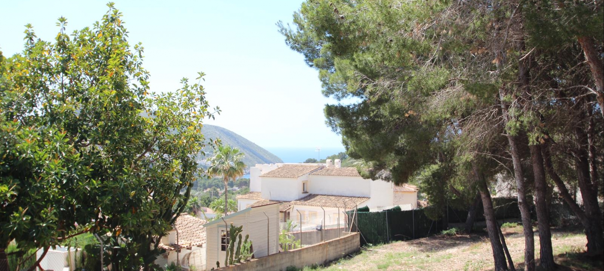 MORAIRA> EL PORTET - Sydvendt byggegrund med panoramaudsigt over havet