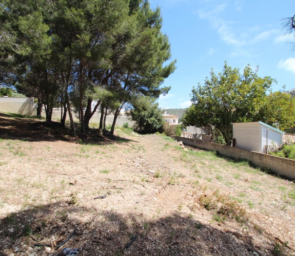 MORAIRA> EL PORTET - Sydvendt byggegrund med panoramaudsigt over havet