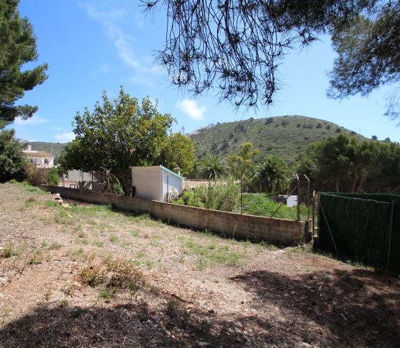 MORAIRA> EL PORTET - Sydvendt byggegrund med panoramaudsigt over havet