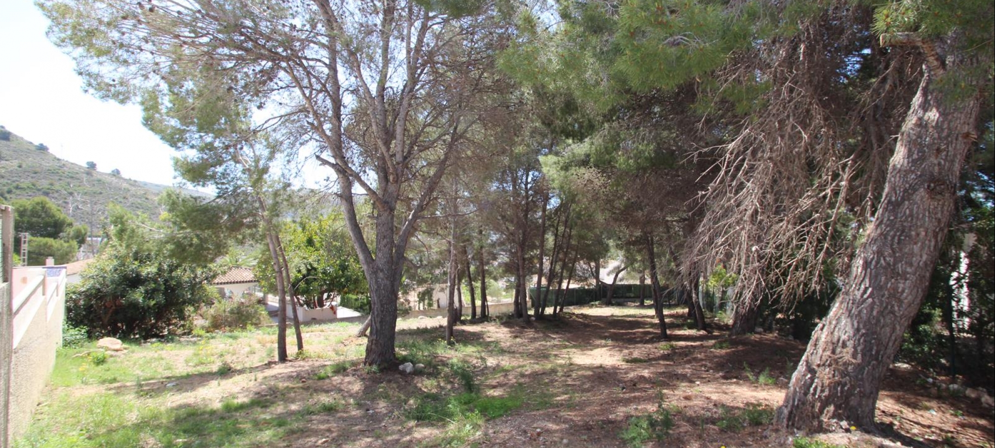 MORAIRA> EL PORTET - Sydvendt byggegrund med panoramaudsigt over havet