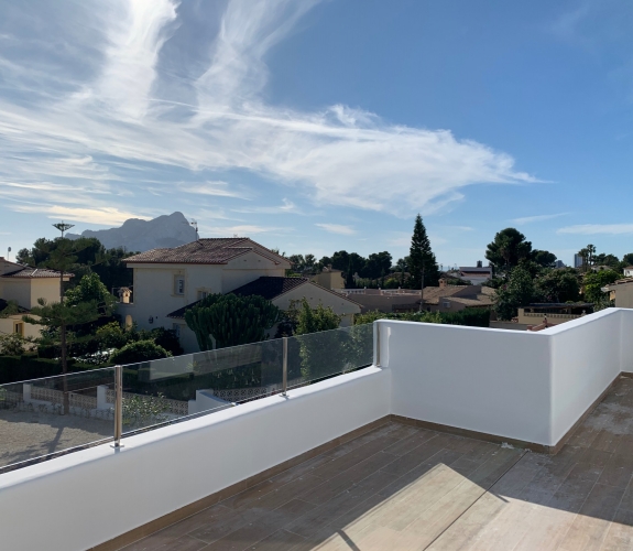 CALPE > CARRIO - 3 bedroom new build villa in Ibiza style and private swimming pool not far from ...