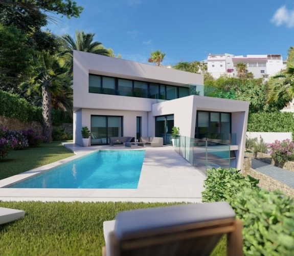 MORAIRA > BENIMEIT - New build villa in modern style and a total of 4 bedrooms