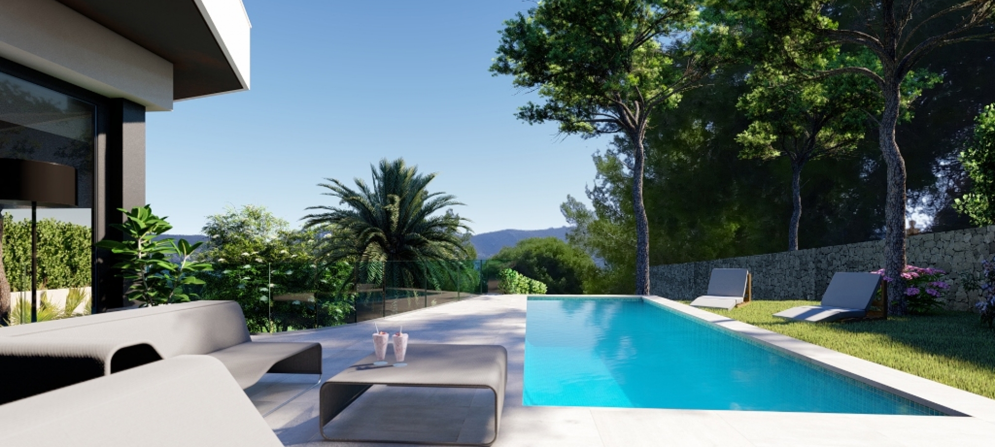 MORAIRA > BENIMEIT - New build villa in modern style and a total of 4 bedrooms