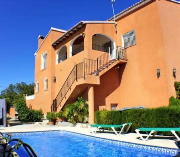 SPANIEN >> COSTA BLANCA >> BENISSA> MONTEMAR - 4 værelse villa med panoramaudsigt og ...