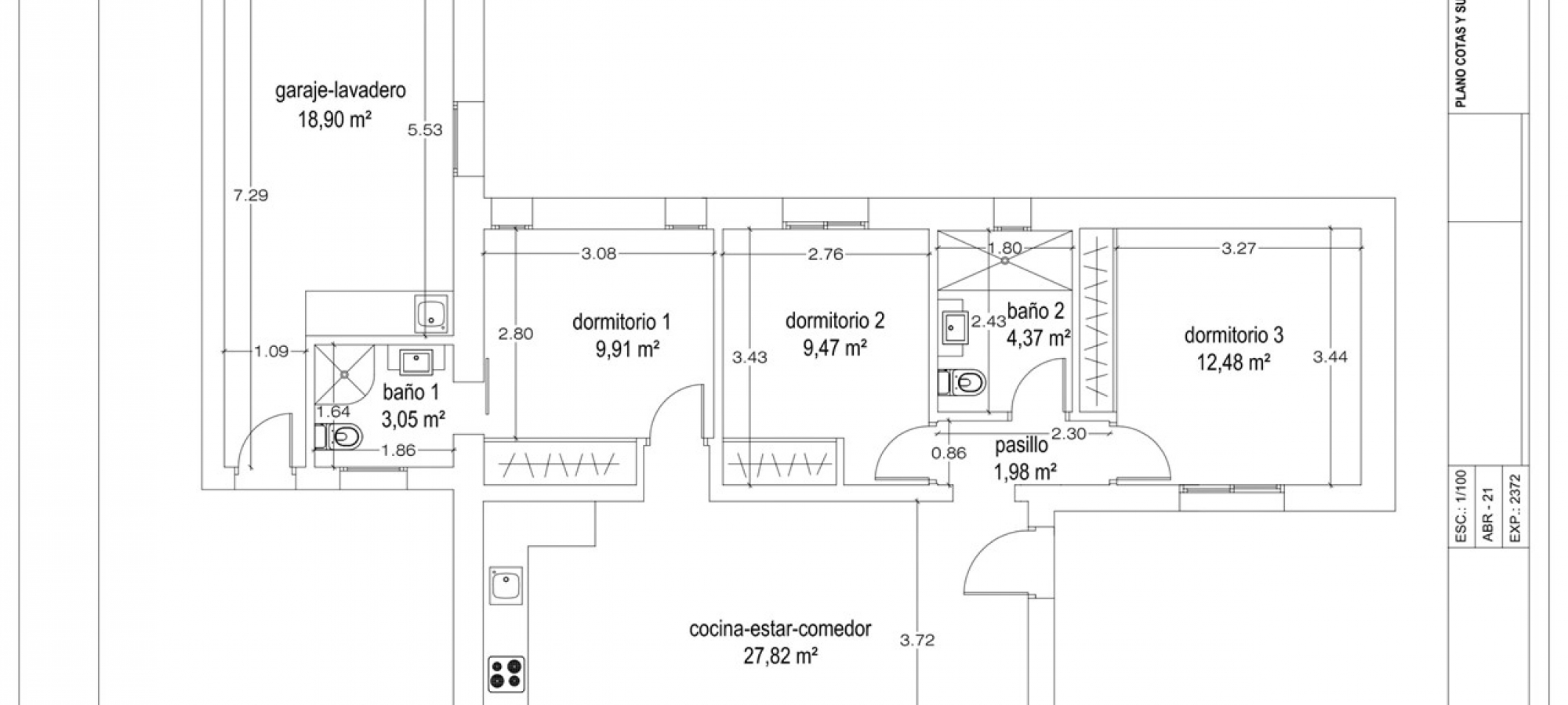 COSTA BLANCA >> BENISSA> BUENAVISTA - renoverede villa med 3 soveværelser og pool på en plan grund.