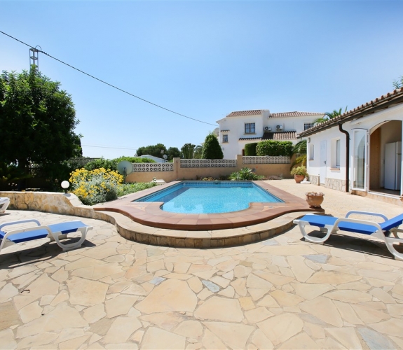 Benimeit, Moraira, Costa Blanca completely refurbished including pool and barbeque area.