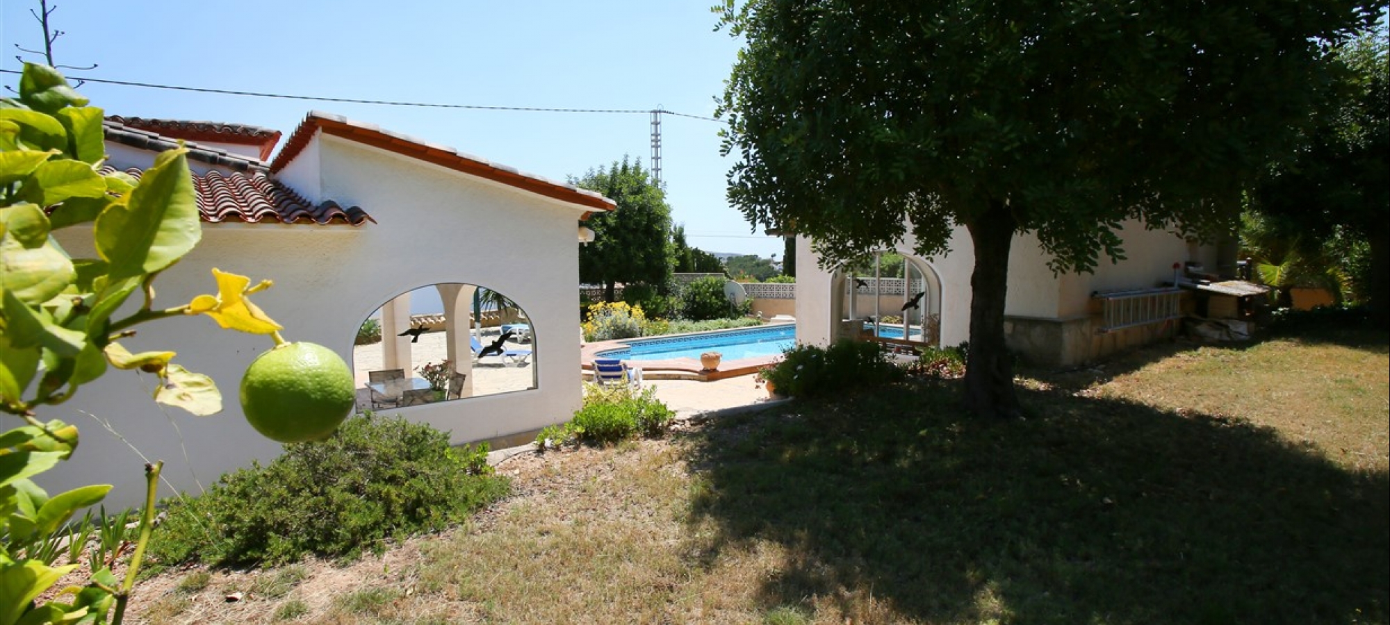 Benimeit, Moraira, Costa Blanca completely refurbished including pool and barbeque area.