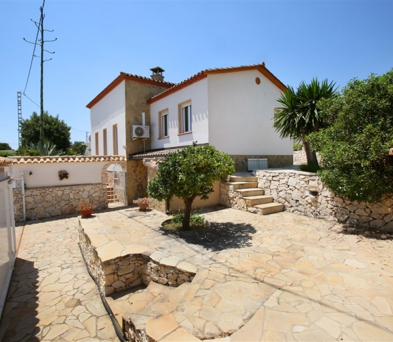 Benimeit, Moraira, Costa Blanca completely refurbished including pool and barbeque area.