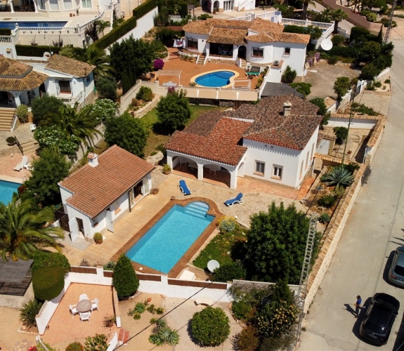 Benimeit, Moraira, Costa Blanca completely refurbished including pool and barbeque area.