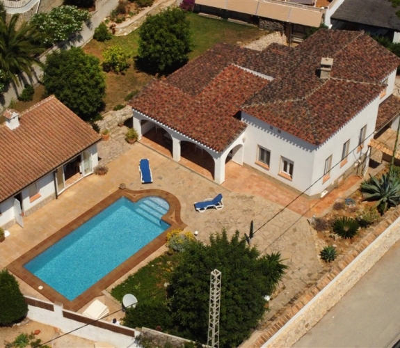 Benimeit, Moraira, Costa Blanca completely refurbished including pool and barbeque area.