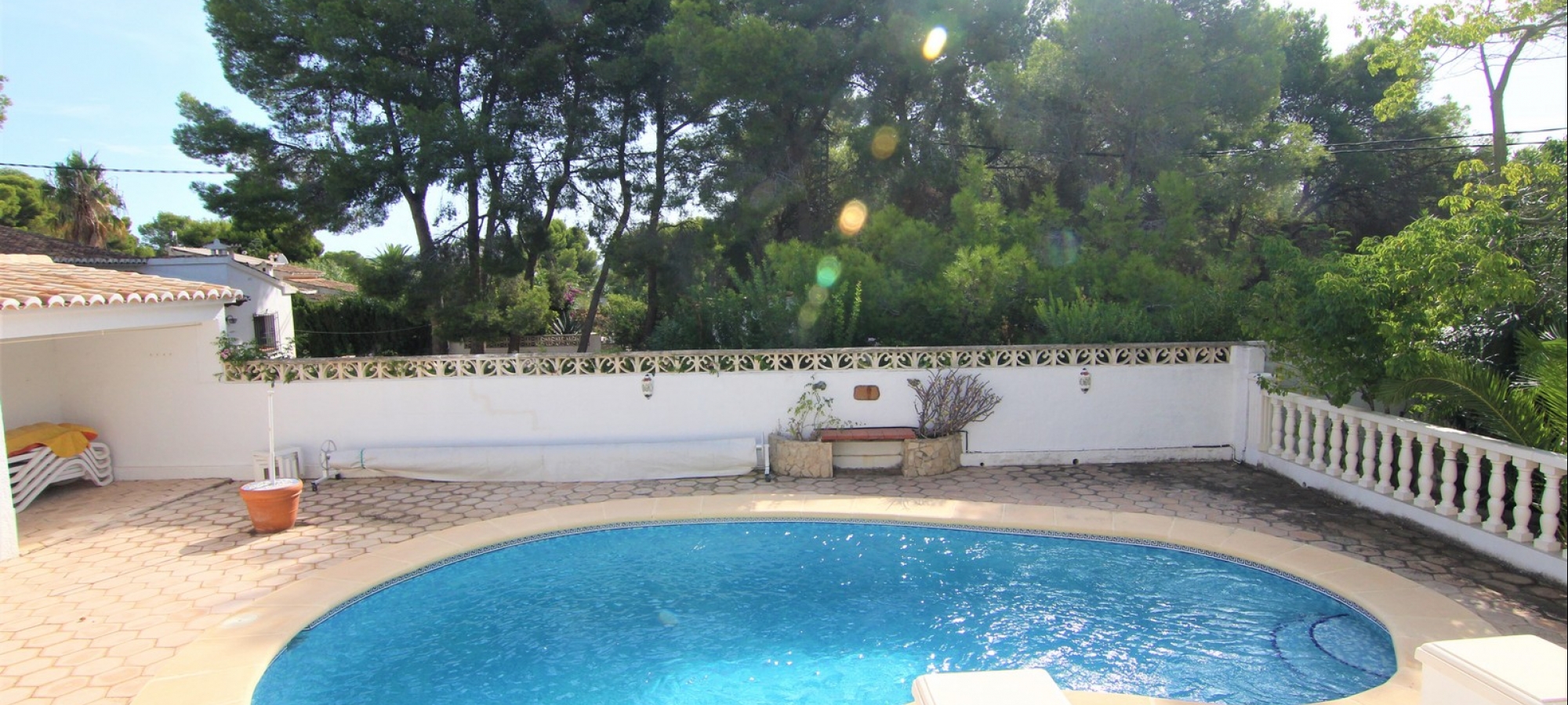 Fanadix in Moraira, Costa Blanca, close to the sandy beach and beach-front restaurants