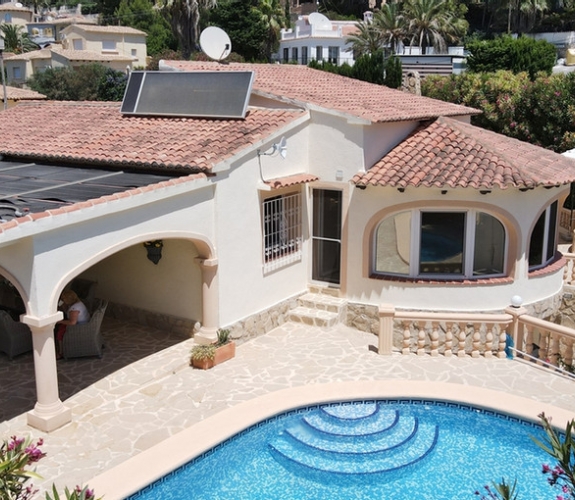 Benissa - Montemar with sea views and private swimming pool.