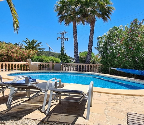 Benissa - Montemar with sea views and private swimming pool.