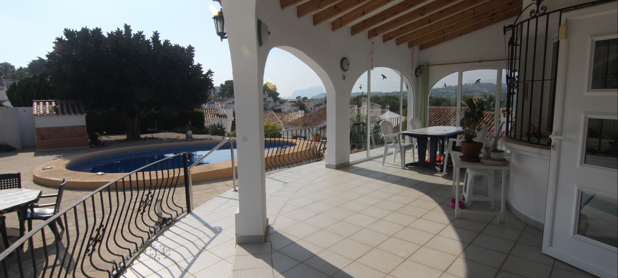 Sea view villa in Pla del Mar for sale, walking distance to Moraira and beaches.